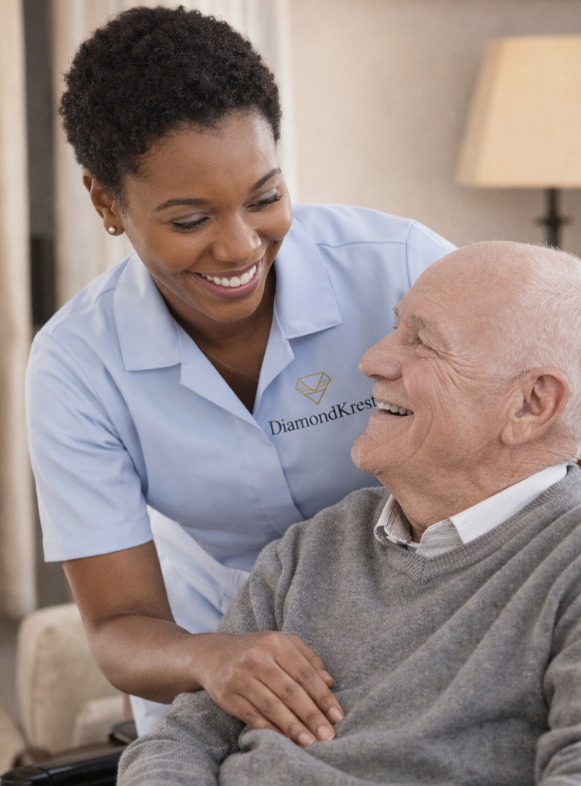 nurse with elderly 4 diamondkrest